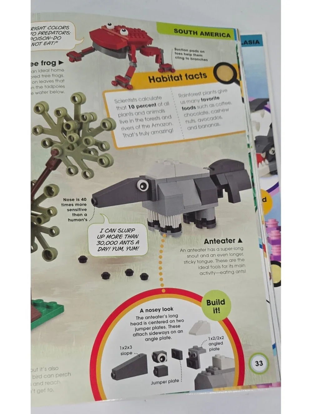 LEGO Animal Atlas Book with Four Exclusive LEGO Animal Builds